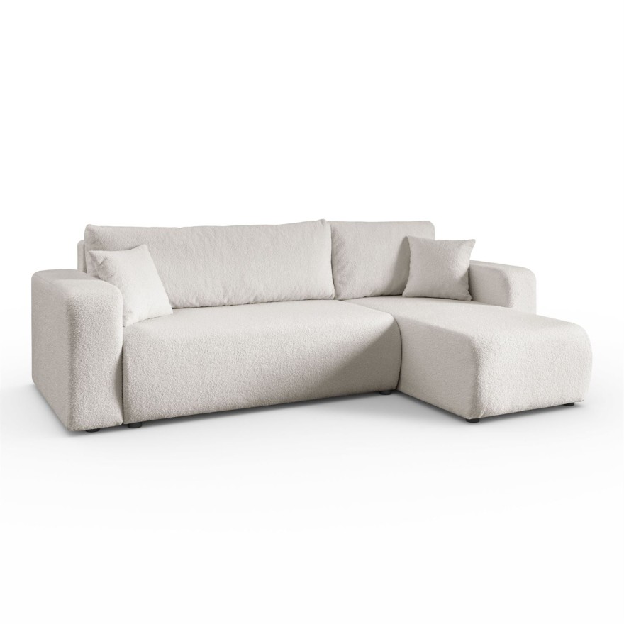 Ecksofa VESPO L mit Schlaffunktion und Bettzeugkasten