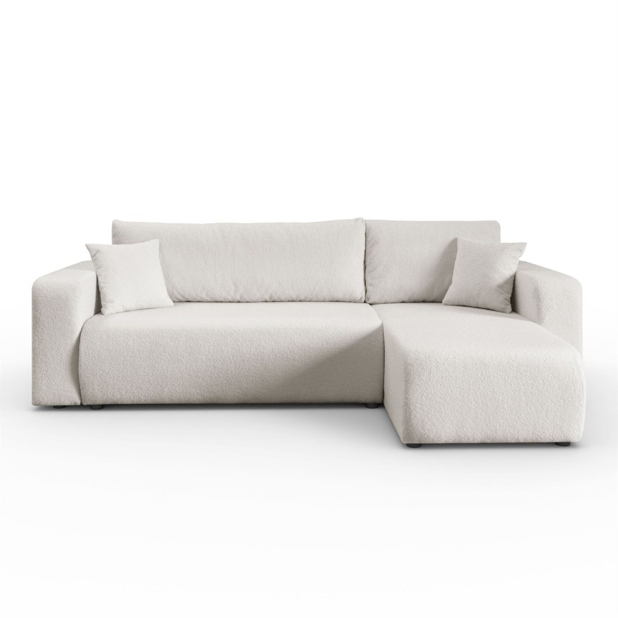 Ecksofa VESPO L mit Schlaffunktion und Bettzeugkasten