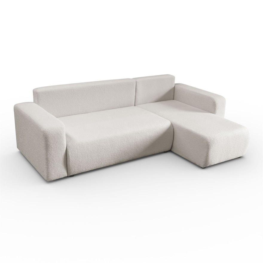 Ecksofa VESPO L mit Schlaffunktion und Bettzeugkasten