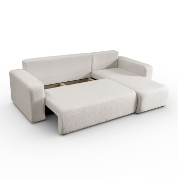 Ecksofa VESPO L mit Schlaffunktion und Bettzeugkasten