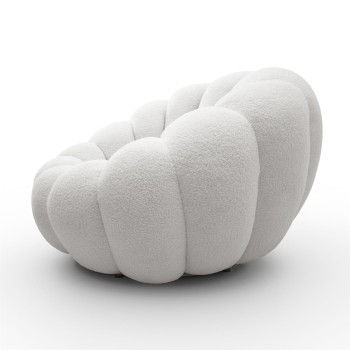 Drehsessel  FLUFFY mit Fußstütze