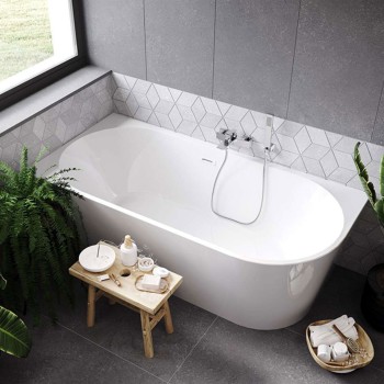 Freistehende Wandbadewanne...