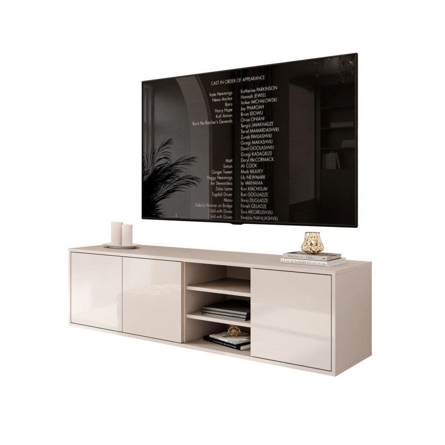 TV-Schrank SANAYI in Kaschmir Hochglanz