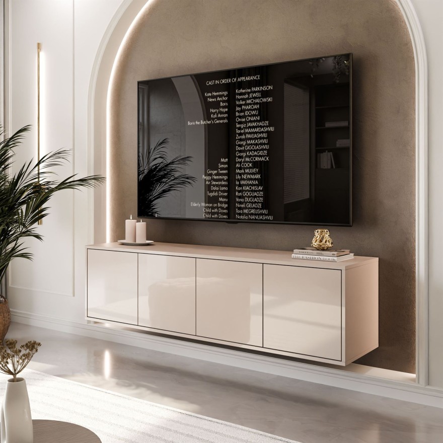 TV-Schrank SANAYI in Kaschmir Hochglanz