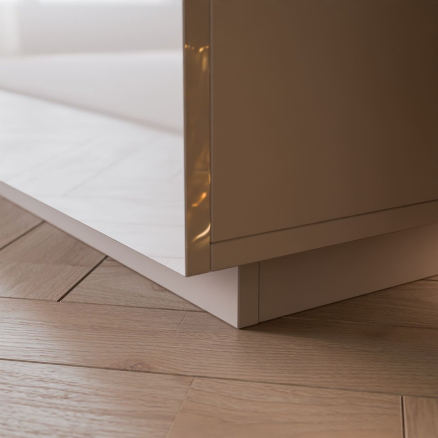 Kommode ONYX 4D Kaschmir Hochglanz 158 cm