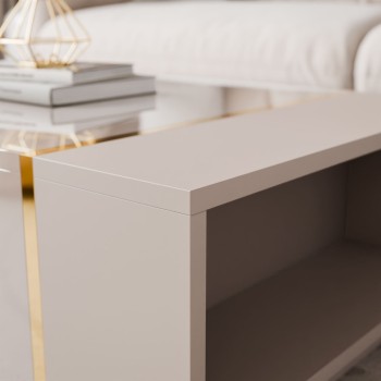 Couchtisch ONYX Kaschmir Hochglanz