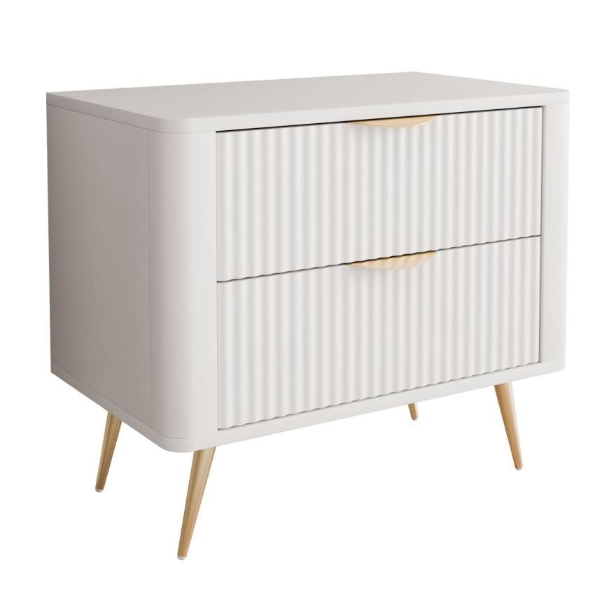 Nachttisch SCARLETT 2S mit Schubladen