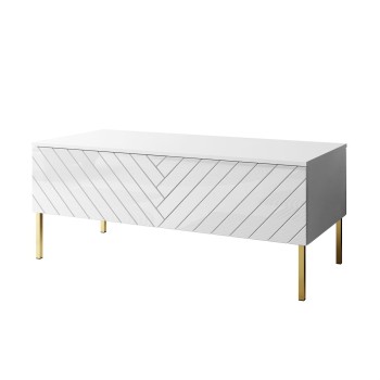 SANTILE Couchtisch mit goldenen Beinen