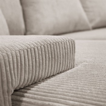 Ecksofa LAVIO U mit Schlaffunktion und Bettzeugkasten