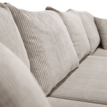 Ecksofa LAVIO U mit Schlaffunktion und Bettzeugkasten