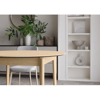 Ausziehbarer runder Tisch PLOT 90 – 210 cm