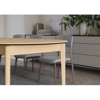 Ausziehbarer runder Tisch PLOT 120 – 240 cm