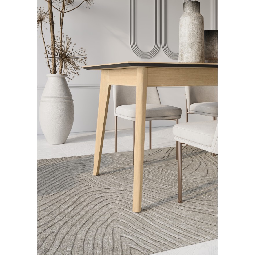 Rechteckiger ausziehbarer Tisch PLOT 145 - 220 cm