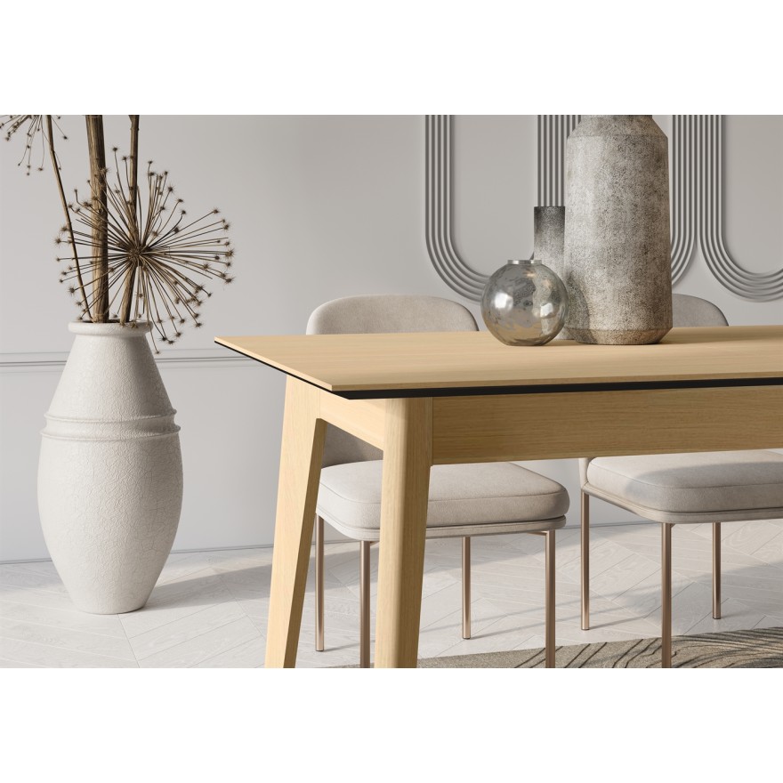 Rechteckiger ausziehbarer Tisch PLOT 145 - 220 cm