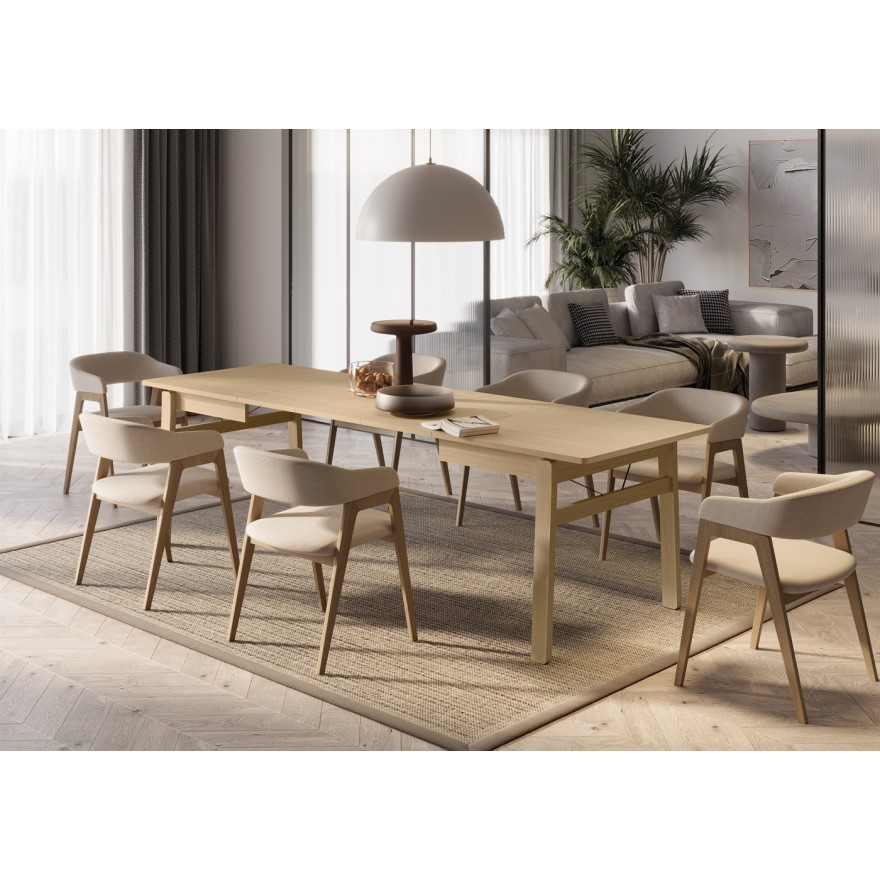 Rechteckiger ausziehbarer Tisch PLOT 149 - 269 cm