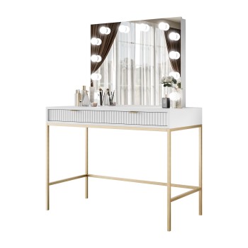 Schminktisch mit Spiegel CORTADO ELITE GOLD