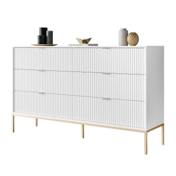 Kommode mit Schubladen CORTADO GOLD KS154