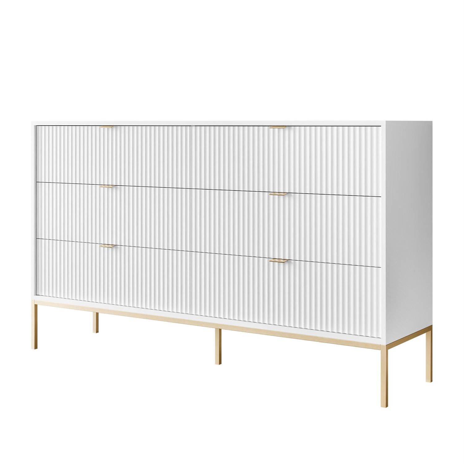 Kommode mit Schubladen CORTADO GOLD KS154