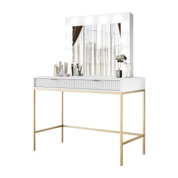 Schminktisch mit Spiegel CORTADO GOLD T104