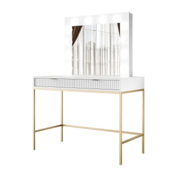 Schminktisch mit Spiegel CORTADO GOLD T104
