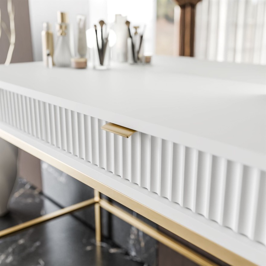 Schminktisch mit Spiegel CORTADO GOLD T104