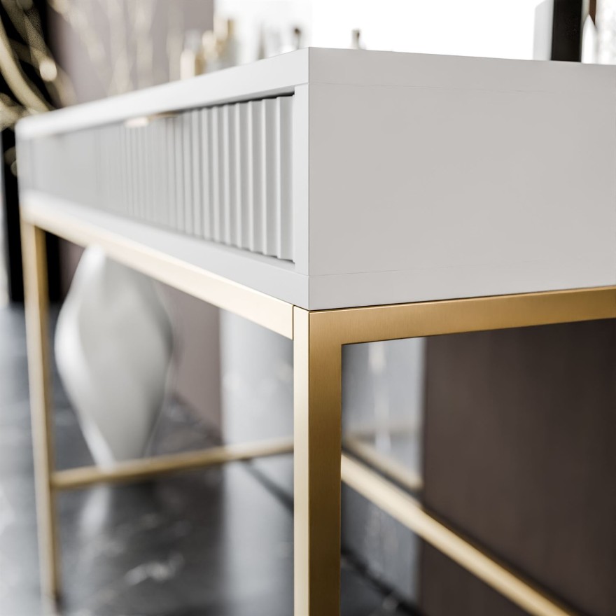 Schminktisch mit Spiegel CORTADO GOLD T104