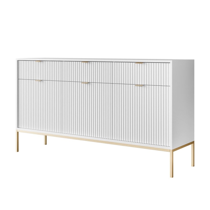 CORTADO GOLD Kommode KSZ154 mit 154 cm Schubladen