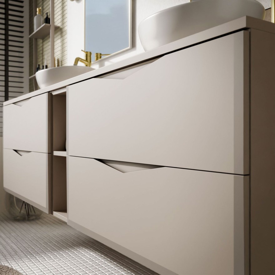 Waschtischunterschrank MIRA III 140 cm