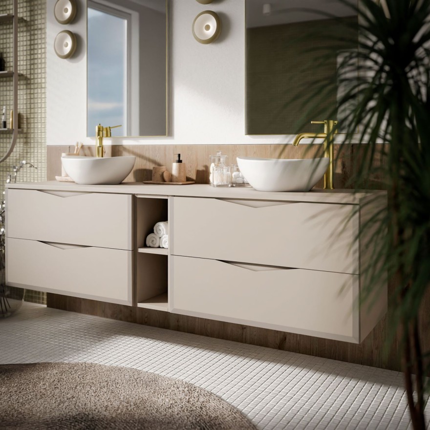 Waschtischunterschrank MIRA III 140 cm