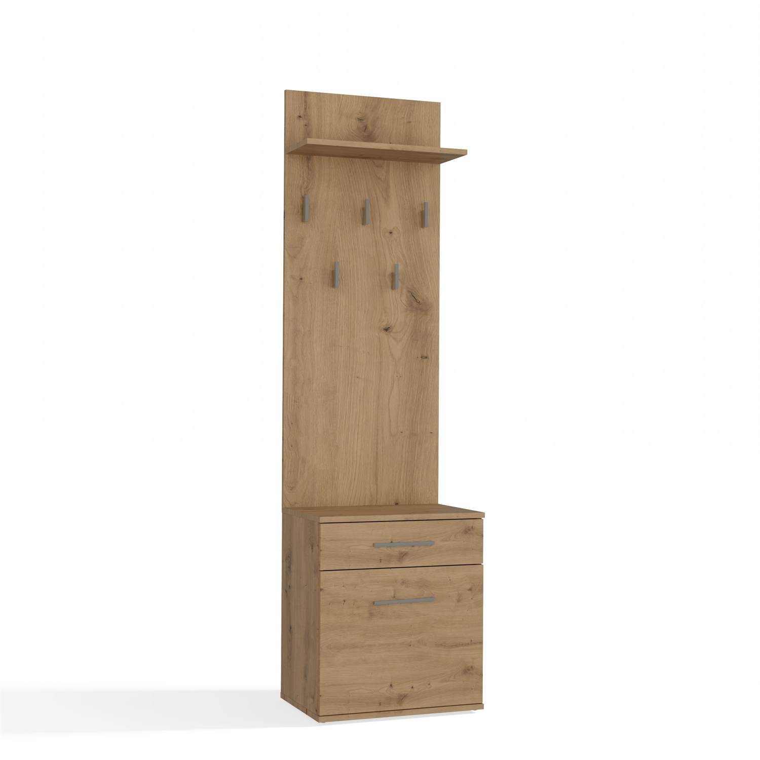 Schuhschrank DEMO mit Kleiderhaken