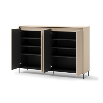 Breite Kommode TREND 4D mit LED-Beleuchtung