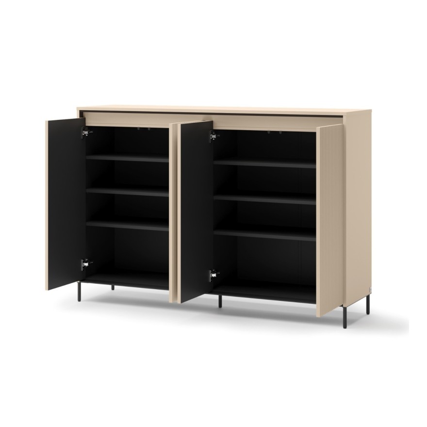 Breite Kommode TREND 4D mit LED-Beleuchtung