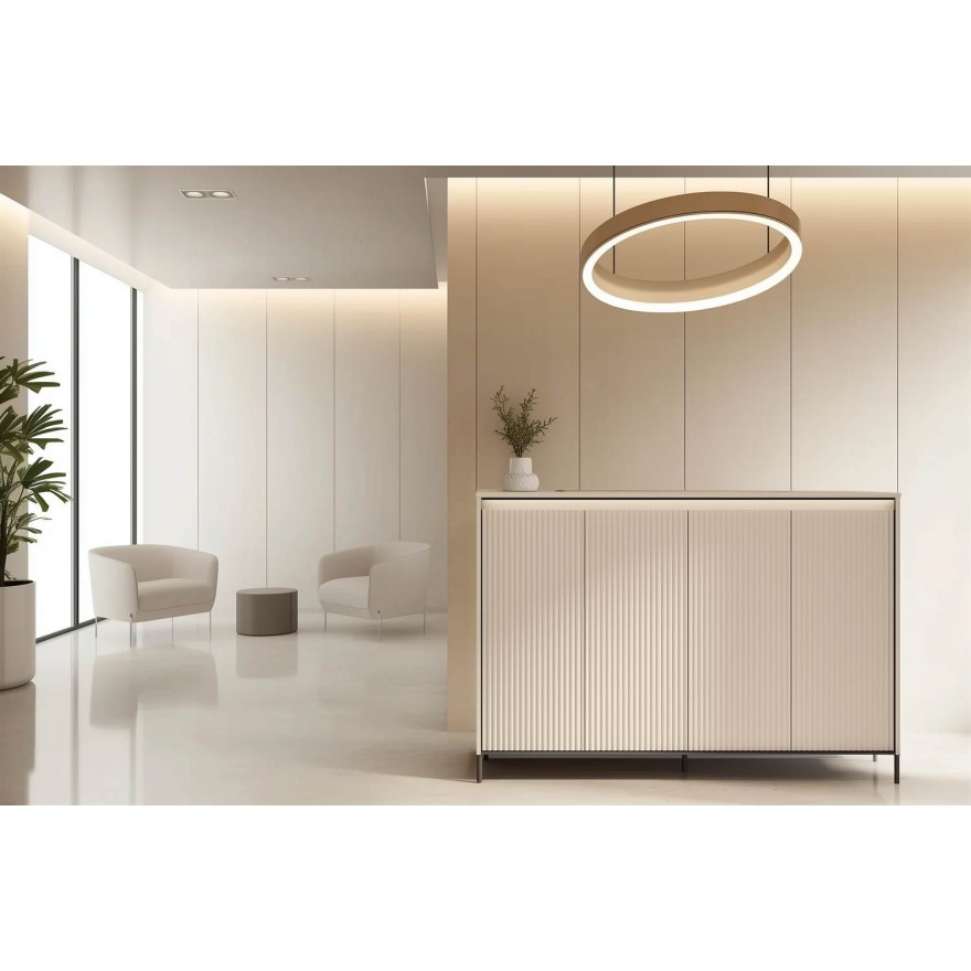 Breite Kommode TREND 4D mit LED-Beleuchtung