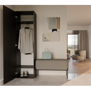 Garderobenschrank DEMO mit Spiegel