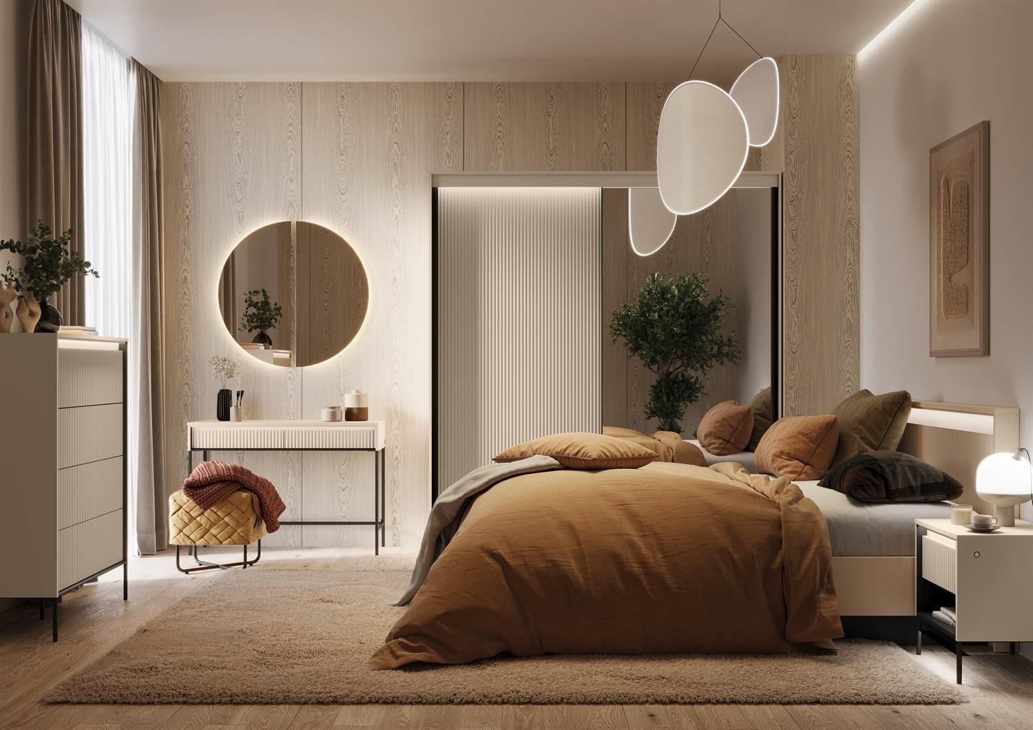 Bett TREND 160x200 mit LED-Beleuchtung
