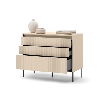 Kommode mit Schubladen TREND 3S mit LED-Beleuchtung