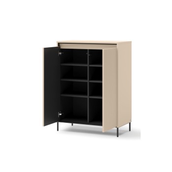 Hohe Kommode TREND 2D für den Flur mit LED-Beleuchtung