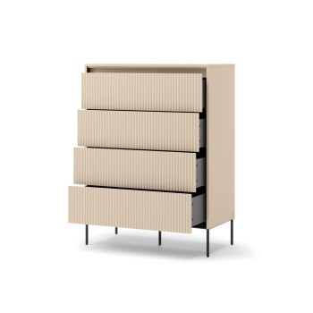 Kommode TREND 4S mit Schubladen und LED-Beleuchtung