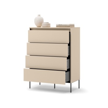 Kommode TREND 4S mit Schubladen und LED-Beleuchtung