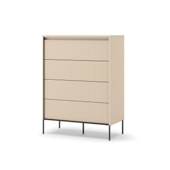 Kommode TREND 4S mit Schubladen und LED-Beleuchtung