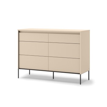 Kommode TREND 6S mit Schubladen und LED-Beleuchtung