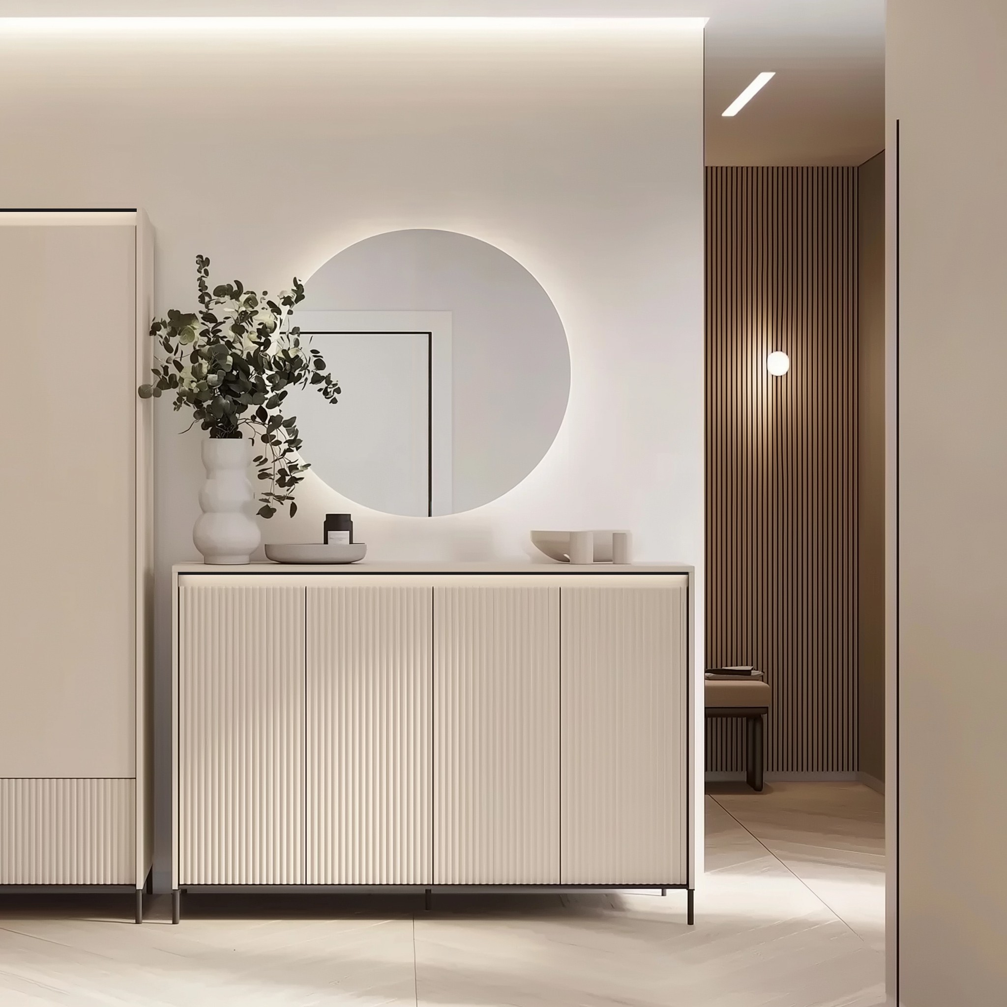 Runder Spiegel TREND TS - 08 mit LED-Beleuchtung