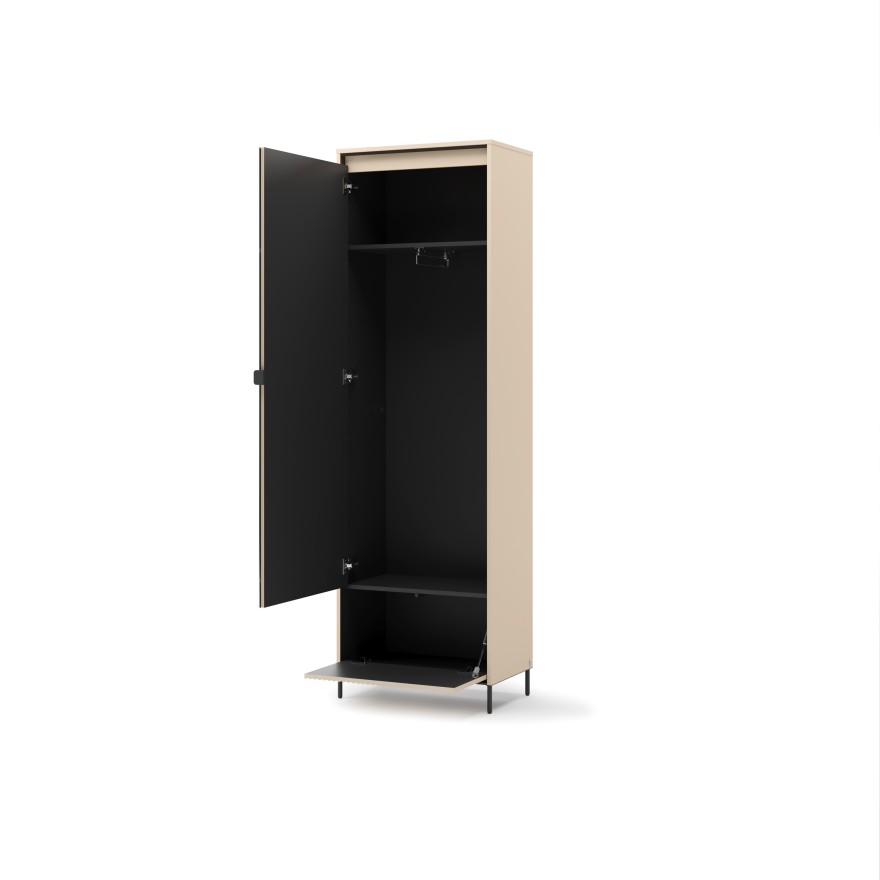 Kleiderschrank TREND mit Spiegel und LED-Beleuchtung