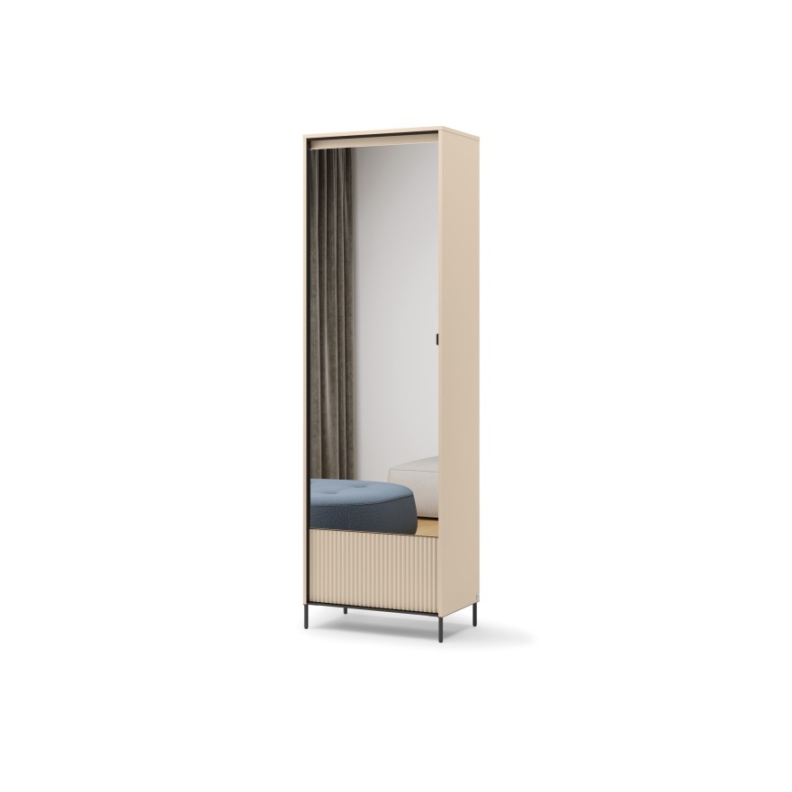 Kleiderschrank TREND mit Spiegel und LED-Beleuchtung