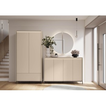 Kleiderschrank TREND 2D1S mit LED-Beleuchtung