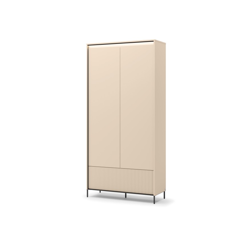 Kleiderschrank TREND 2D1S mit LED-Beleuchtung
