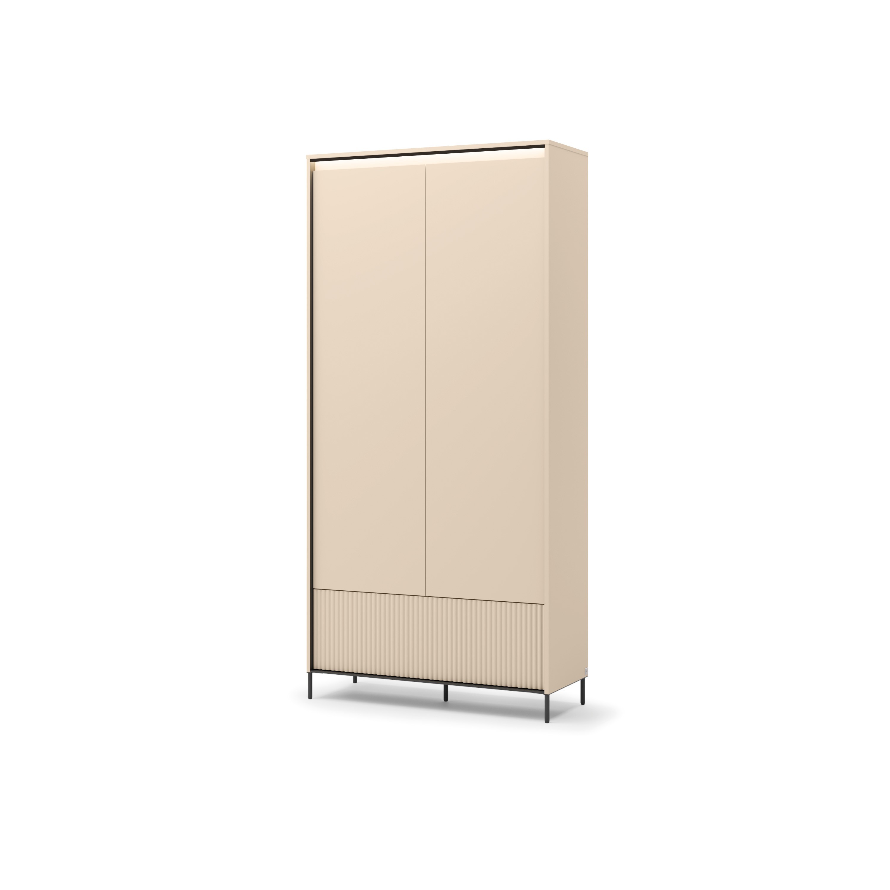Kleiderschrank TREND 2D1S mit LED-Beleuchtung