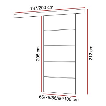 Schiebetür HINOKI PLUS