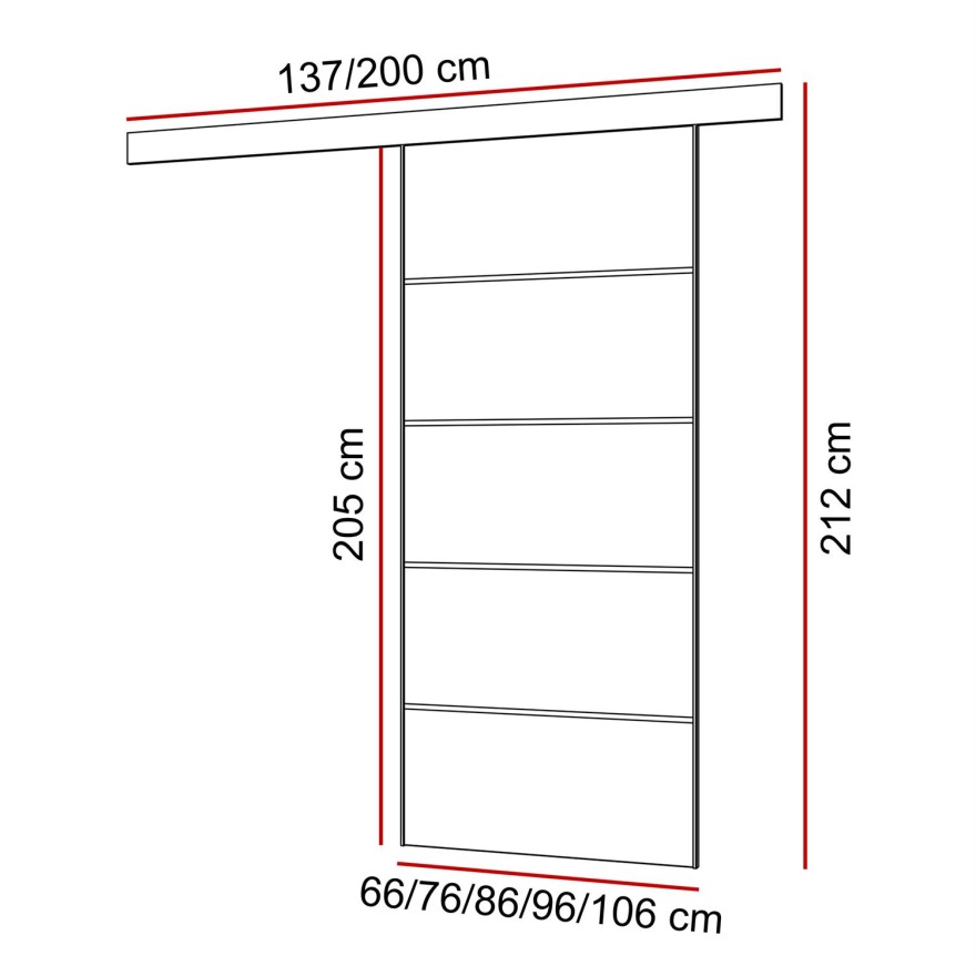Schiebetür HINOKI PLUS
