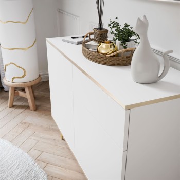 Zweitürige Kommode OXFORD KSZ107 mit Schubladen